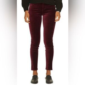 NWT Silver Jeans Co. | Cherry Velvet Aiko Skinny Jeans Size 25